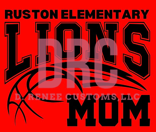 RES Lions Basketball Mom