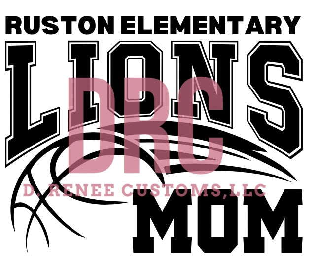 RES Lions Basketball Mom