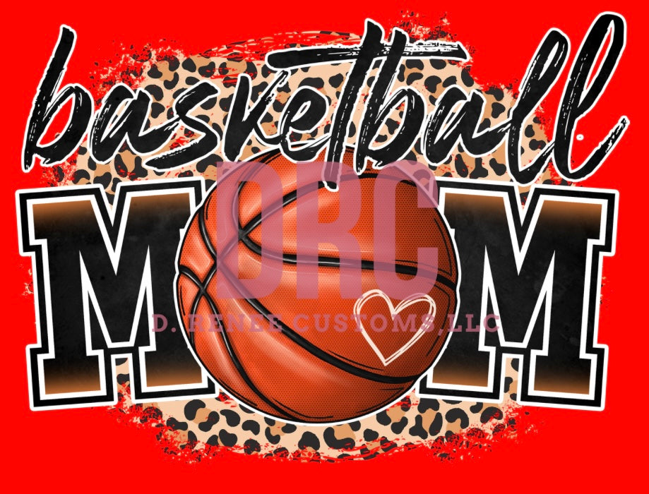 Basketball Mom Animal Print