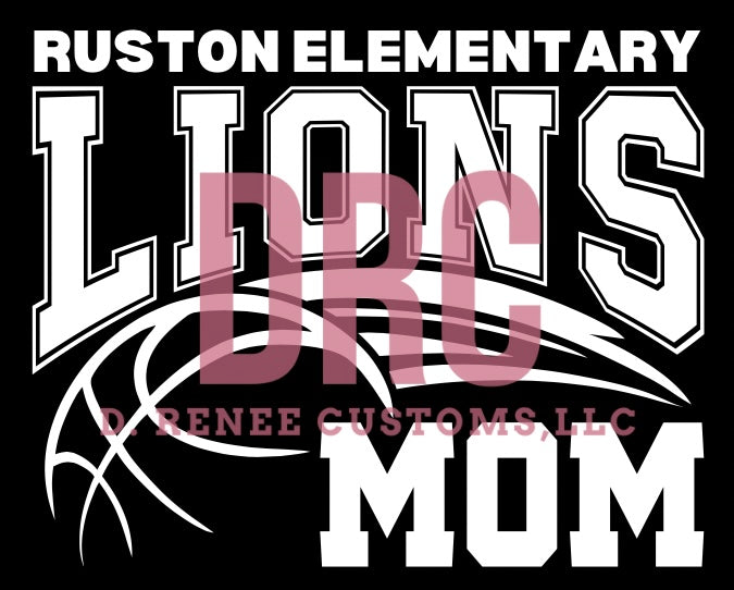 RES Lions Basketball Mom