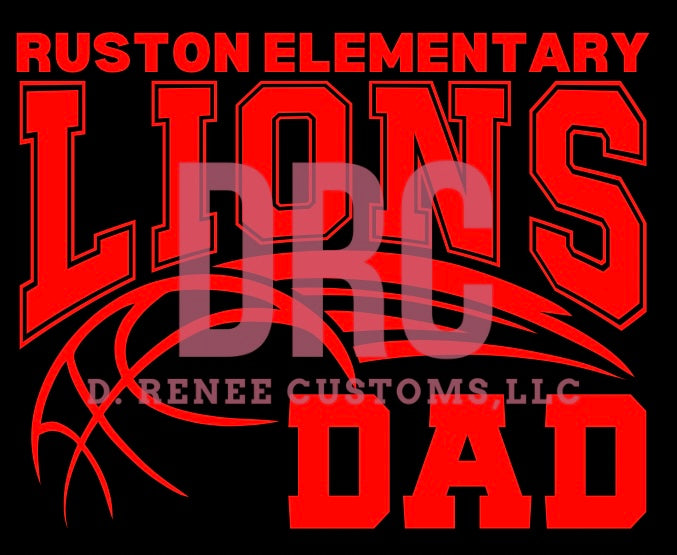 RES Lions Basketball Dad