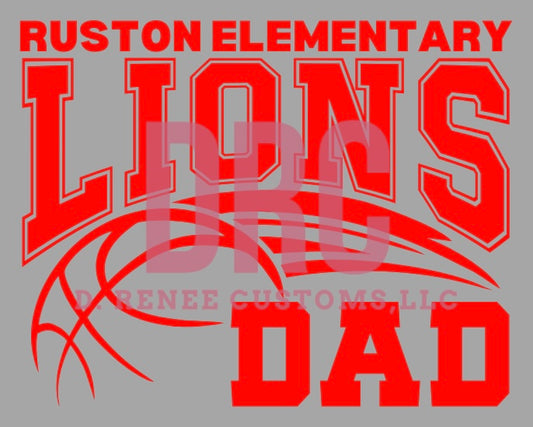 RES Lions Basketball Dad