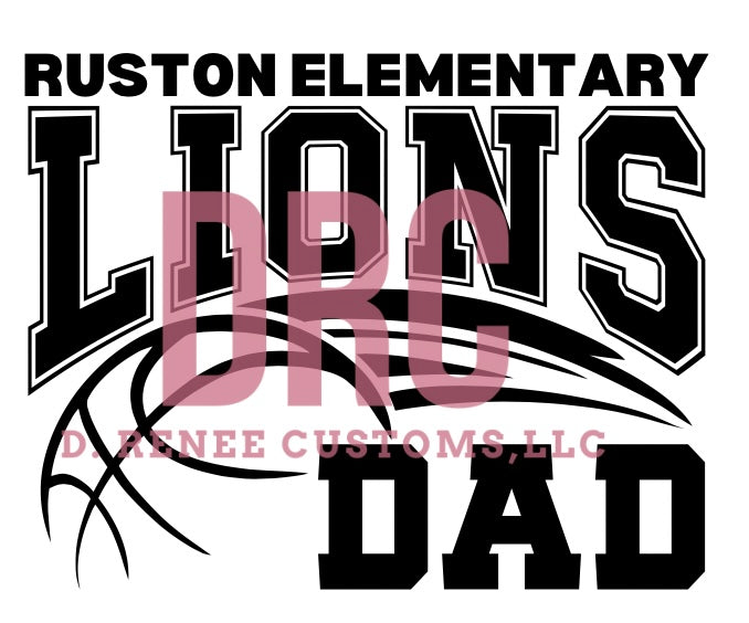 RES Lions Basketball Dad