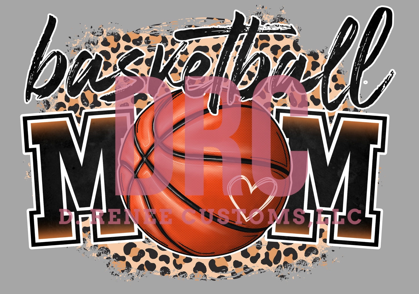 Basketball Mom Animal Print