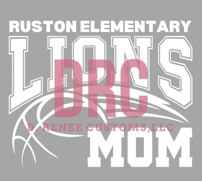 RES Lions Basketball Mom