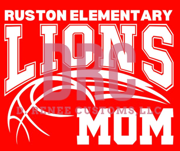 RES Lions Basketball Mom