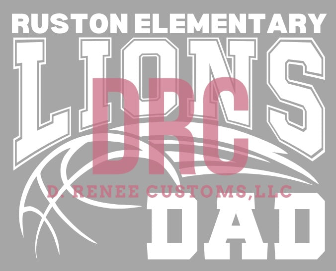 RES Lions Basketball Dad