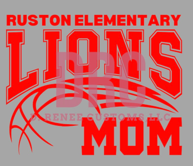 RES Lions Basketball Mom
