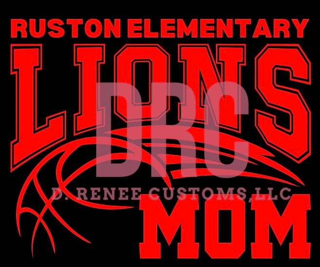 RES Lions Basketball Mom