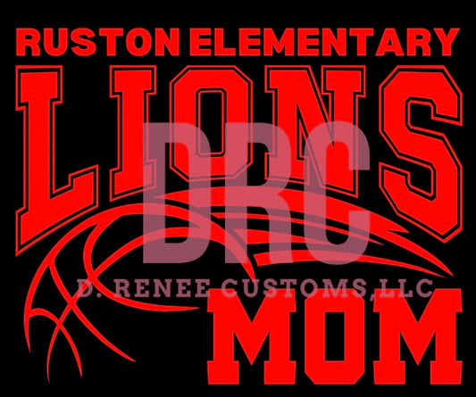 RES Lions Basketball Mom